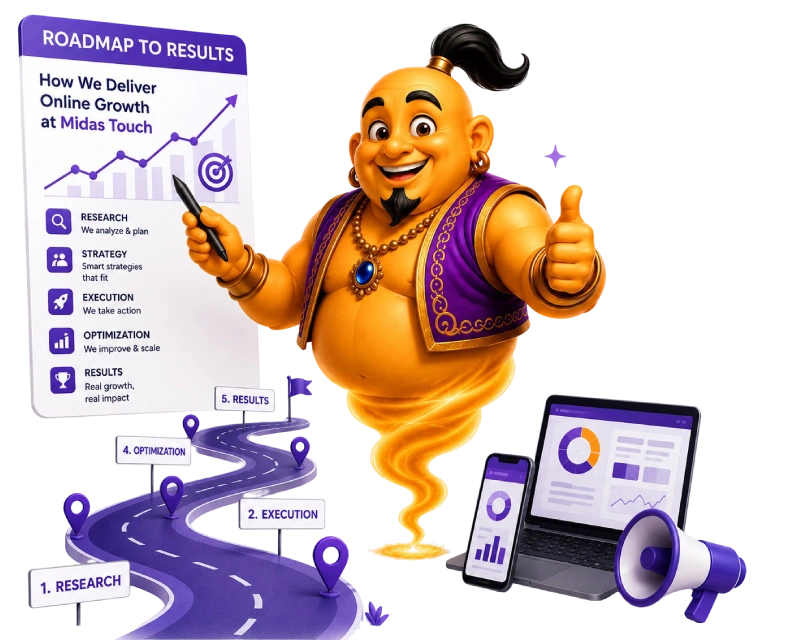 Roadmap to Online Growth at Midas Touch