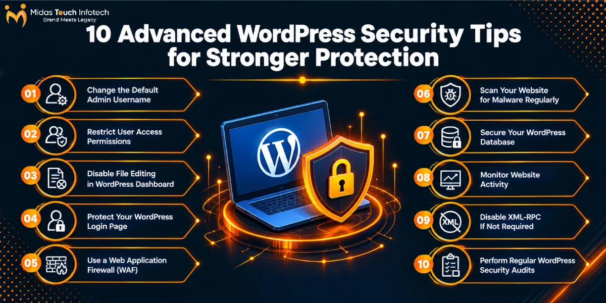 10 Advanced WordPress Security Tips for Stronger Protection