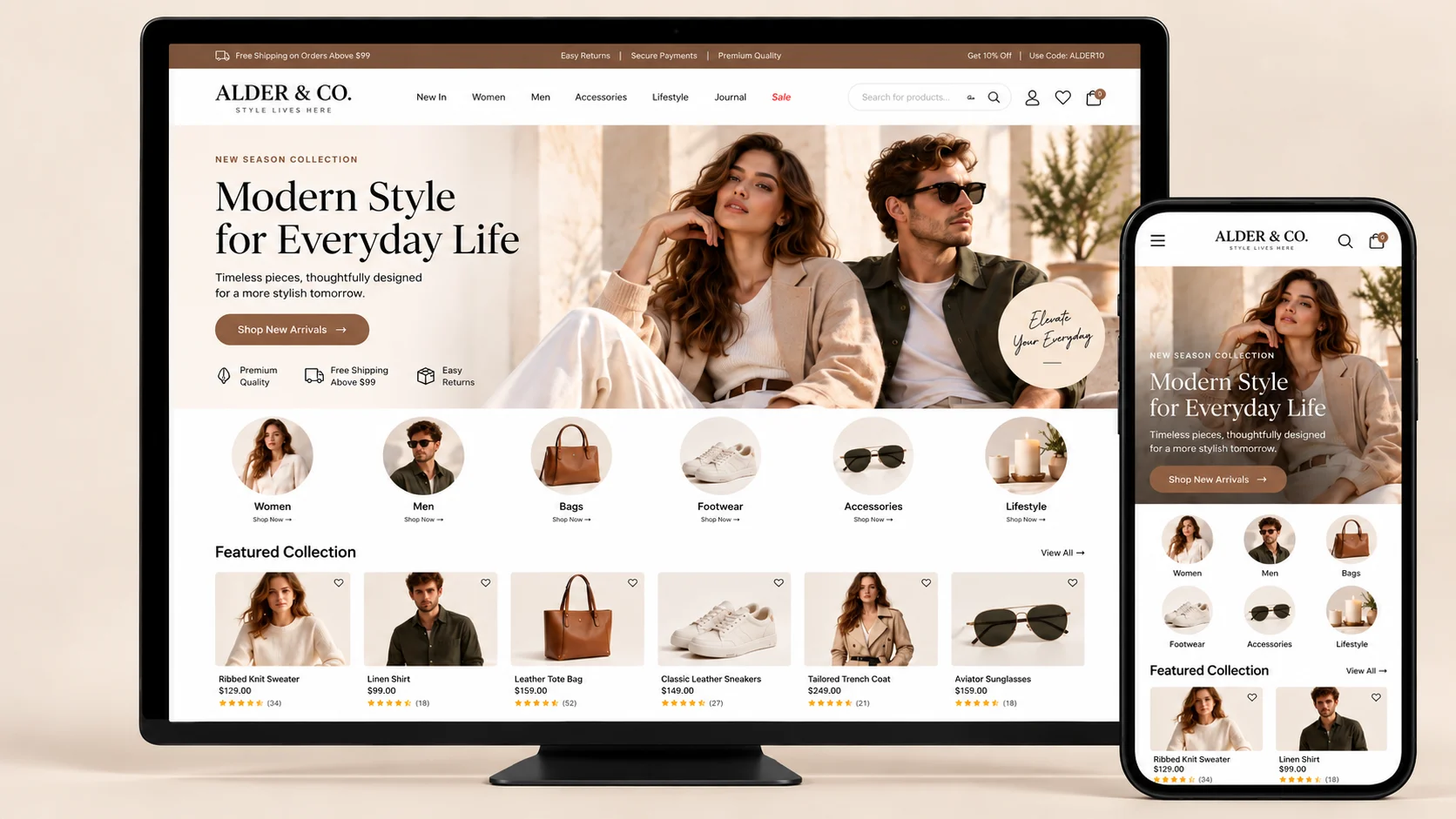 Retail Store Website Redesign