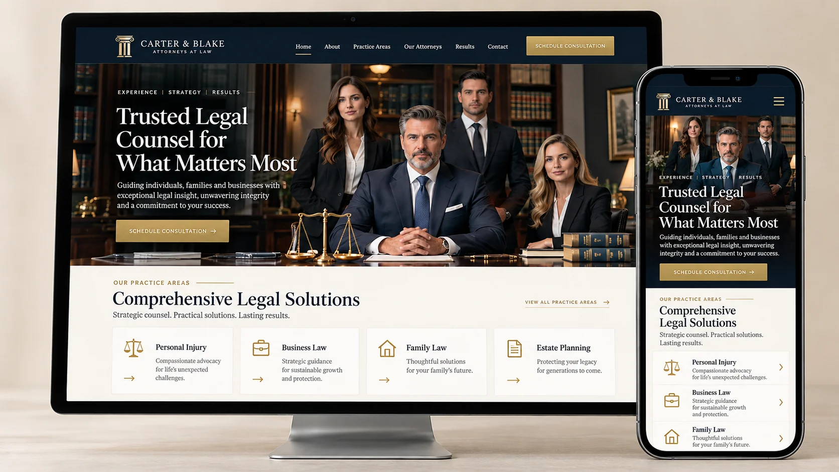 Law Firm Website Redesign
