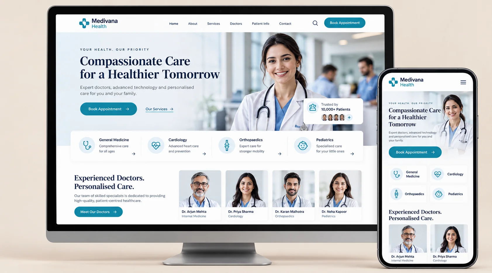 Healthcare Website Redesign